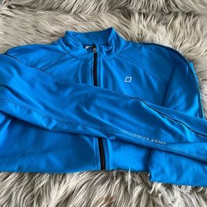 Lorna Jane activewear sweater jacket blue